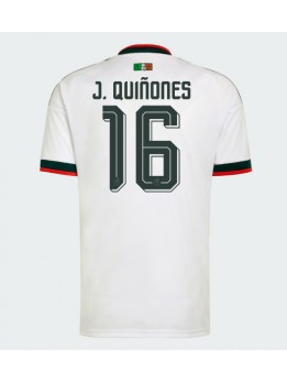 Billige Mexico Julian Quinones #16 Bortedrakt VM 2026 Kortermet